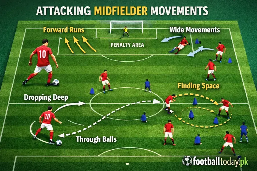 Attacking Midfielder Movements