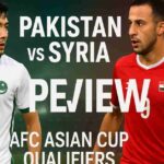 Pakistan vs Syria preview